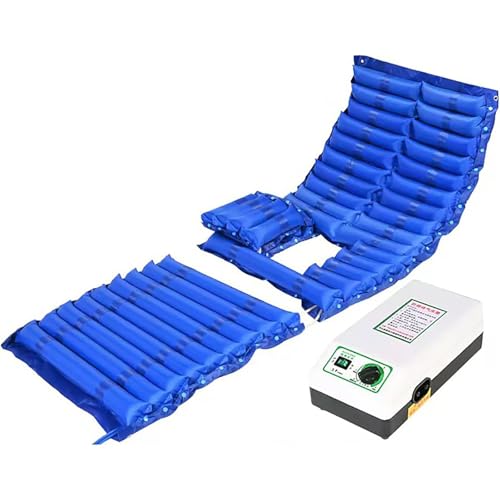 Cojín de aire inflable antiescaras, colchón de uso doméstico con agujero para taburete y vía aérea extraíble para prevenir y tratar úlceras por decúbito, dolor y úlceras