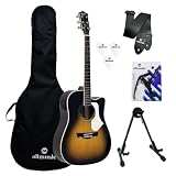 Kit Violão Tagima Andes Vin Sunburst Capa/Suporte/Acessórios