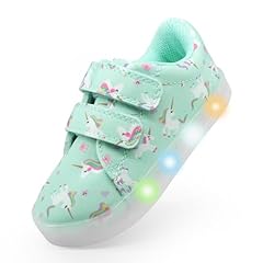 Mint Green Unicorn Light Up Shoes