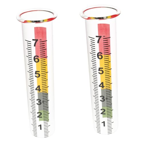 SUPVOX Large Scale Rain Gauge Test Tube Portable Frost-Proof Outdoor Rain Measurement Tool for Garden Deck