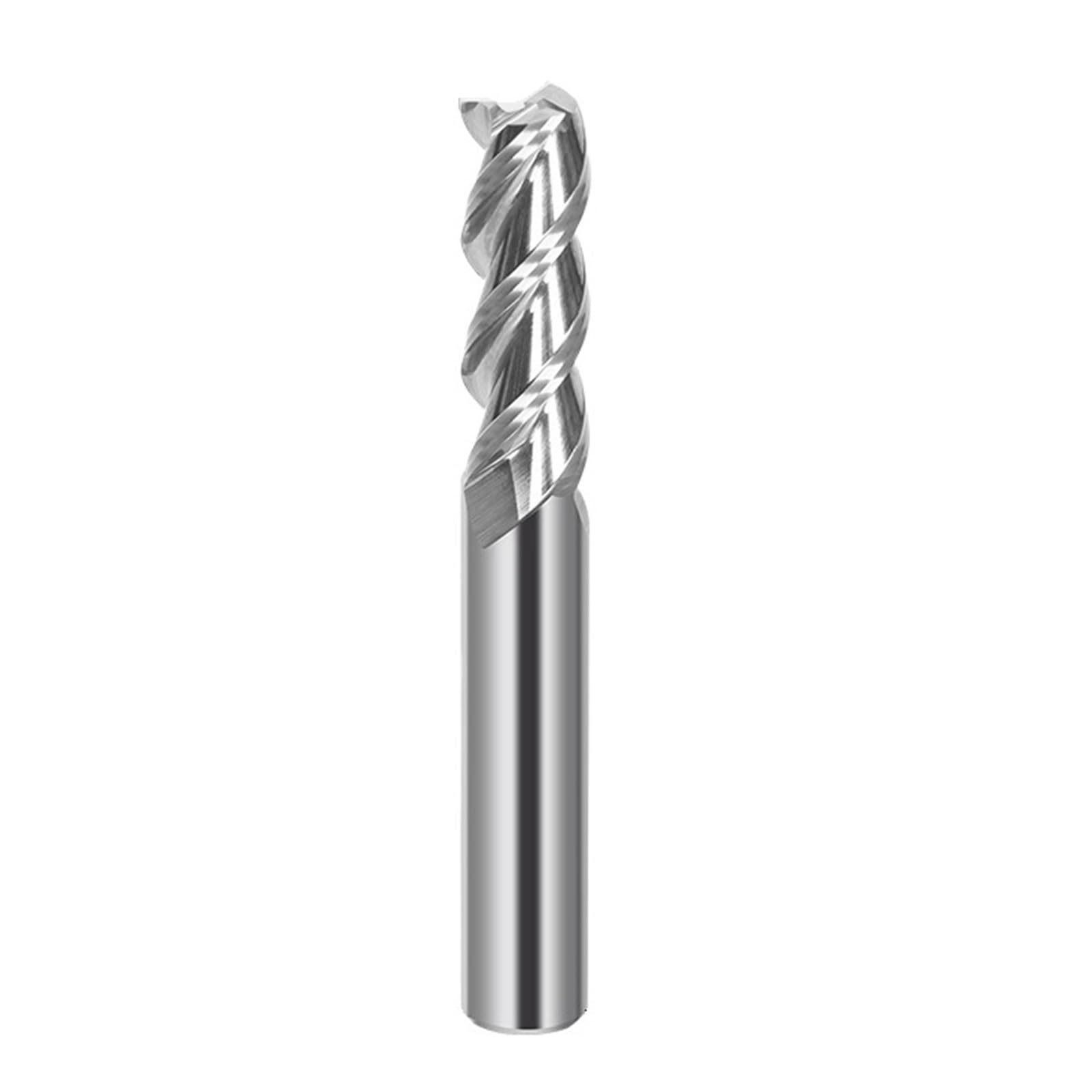 Fraises à défoncer CNC, diamètre de Coupe 18 mm, Tige 18 mm, Fraise hélicoïdale, Fraise en carbure HRC55 à 3 cannelures, Longueur Totale 100/150 mm, 1 pièce(D18*70*D18*150)