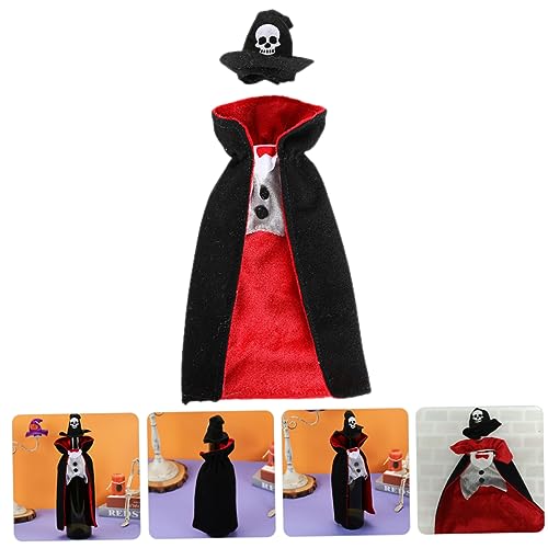 Décoration bouteille de vin d'Halloween originale : le cadeau d'invité idéal