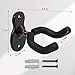 Sound harbor Guitar Wall Mount Hanger 2 Pack Hook Acoustic Electric Bass Guitar Wall Hanger Black Metal Guitar Holder