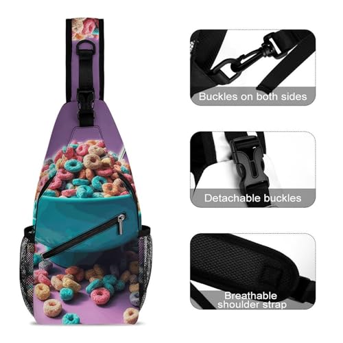 Morrales de hombro crossbody casual para viaje miniatura 3