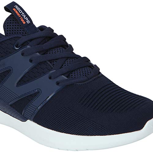 Image of Red Tape Men Black Walking Shoes