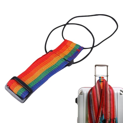 Correas elásticas para equipaje, cinturón de viaje para asa de equipaje | Correa de maleta | Correa de fijación de equipaje, cuerda de fijación de bolsa, mango flexible y deslizante para cierre