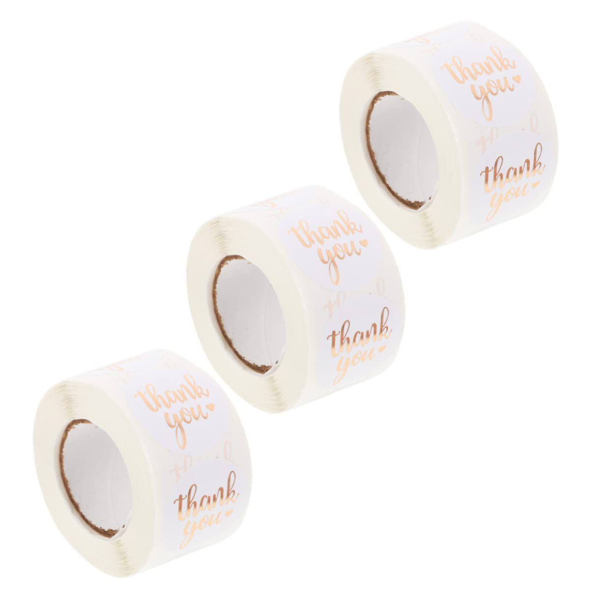 ARTIBETTER 3 Set Stamping Grazie Post Etichette Adesive Appiccicoso Tag Adesivi Borsa Bomboniere Matrimonio Adesivi Aziendali Etichetta Appiccicosa Per Buste 3 * 3