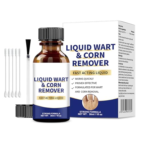 Quita Verrugas,Verrugas Quitar,Tratamiento Suave de Eliminar Verrugas,Pediculadas y Comunes,la Mayoría de las Partes del Cuerpo,Fácil de Usar,Acción Rápida y Sin Irritación - 30 ml(Vainilla)