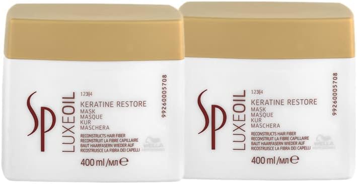 Wella System Professional Luxe Oil Keratin restore mask 400ml kit 2 pcs