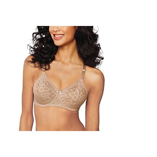 Bali Women's Lace and Smooth Underwire Bra, Nude,36DD