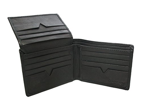 ASHLIN® RFID Blocking Men's Wallet 100% Genuine Full Grain Leather Extra Capacity Multi-card TRAVEL 16 card pockets lined currency compartment [RFID756-18-01]2