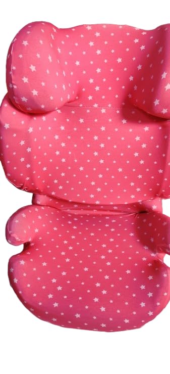 moon-bebe Funda Compatible con Silla de Coche Cybex Solution Q2 Fix (ROSA)
