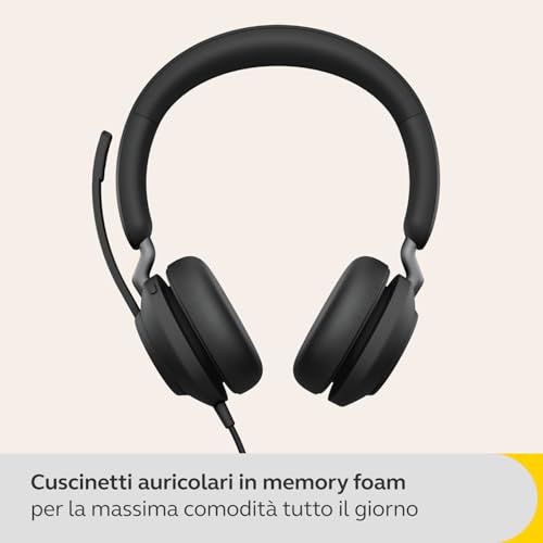Jabra Evolve2 40 SE Cuffie Stereo cablate con