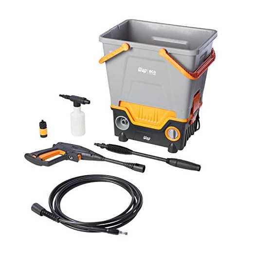 Lavadora de Alta Pressão WAP ECO SMART 2200 1750W 1700PSI 390L/h Econômica com Reservatório 23L para Reuso de Água 127V