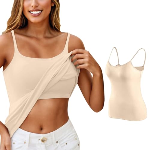 Débardeur sans couture à bretelles réglables et brassière intégrée