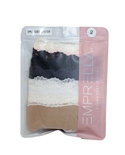 Womens Underwear Hipster Panties Cotton / Spandex - 5 Pack Colors and Patterns may Vary (X-Large, Assorted)