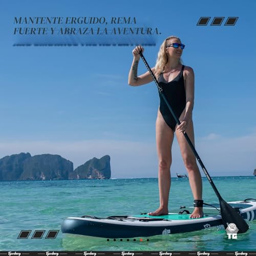 Miniatura 6 de Tablas Paddle Surf Hinchable Tigerxbang Con Accesorios Premium Para Tabla Sup, Tablas Paddle Surf Para Adultos Niños, Colección Defender Azul