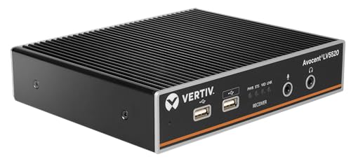 Image of Vertiv Cybex LV5520R-400 Longview 5520 KVM Extender Receiver Dual Head 4K