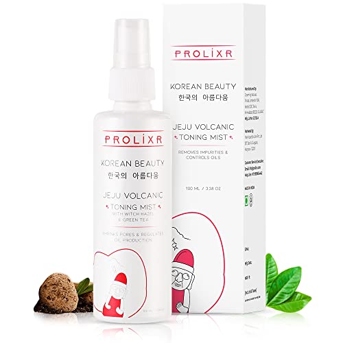 Prolixr’s Jeju Volcanic Alcohol-Free Face Toner | Pore Tightening | Glowing Skin | Blemishes | Korean Skin Care – 100ml