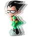 DC Comics Teen Titans Go! Booty Scooty Robin, Dancing Figure with Music, Press-Activated, Collectible Toy for Kids Ages 4 and Up