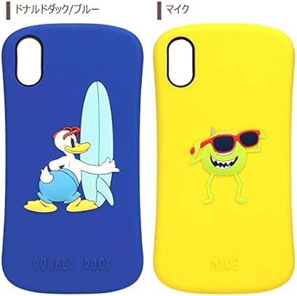 Amazon カラー ドナルドダック イエロー Iphonex ディズニー シリコンケース ソフト ケース ソフトケース キャラクター シリコン ゴム かわいい ぷっくら ミッキー ミニー ドナルド エイリアン マイク ネイビー ピンク ブラック アイフォンx Iphonexケース Iphone X