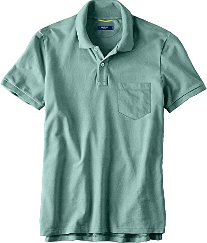 Image of Celsius Men's Half Sleeve Classic Solid Pique Polo with Pocket