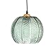 Produktbild SPG Moderne Pendelleuchte Grünes Glas Lampenschirm Deckenbeleuchtung Nordische Art Deco Lampe Wohnzimmer Home Office Schlafzimmer Küche Innen Hängelampen, E27,20cm