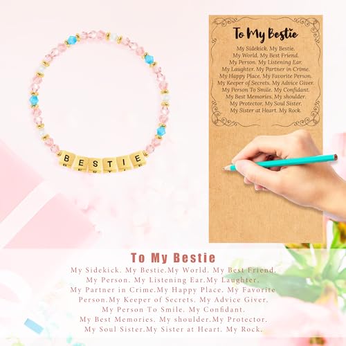 Image of BAYLAY Inspirational Family Lettter Bead Bracelet For Women,Jewelry Gifts For Granddaughter /Daughter /Mom /Sister /Wife /Niece /Aunt /Friend /Nana /Gigi,Mothers Day,Birthday