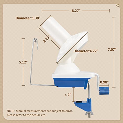 Adhafera Yarn Winder, Yarn Ball Winder For Crocheting thumb #2