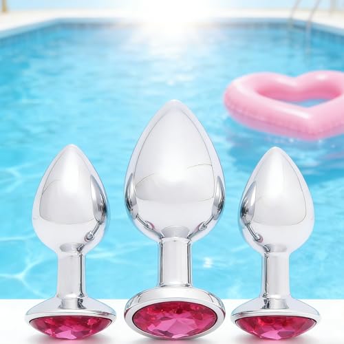 Générique T3E- Produit en Acier Inoxydable Exquis et Lisse-3 Tailles Ensemble de 3 Pièces (Pink)...
