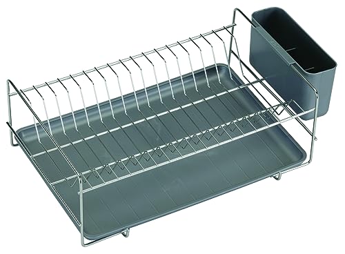 Escurreplatos de acero inoxidable Sauvic 90990 plano para mantener tu cocina limpia y ordenada 2