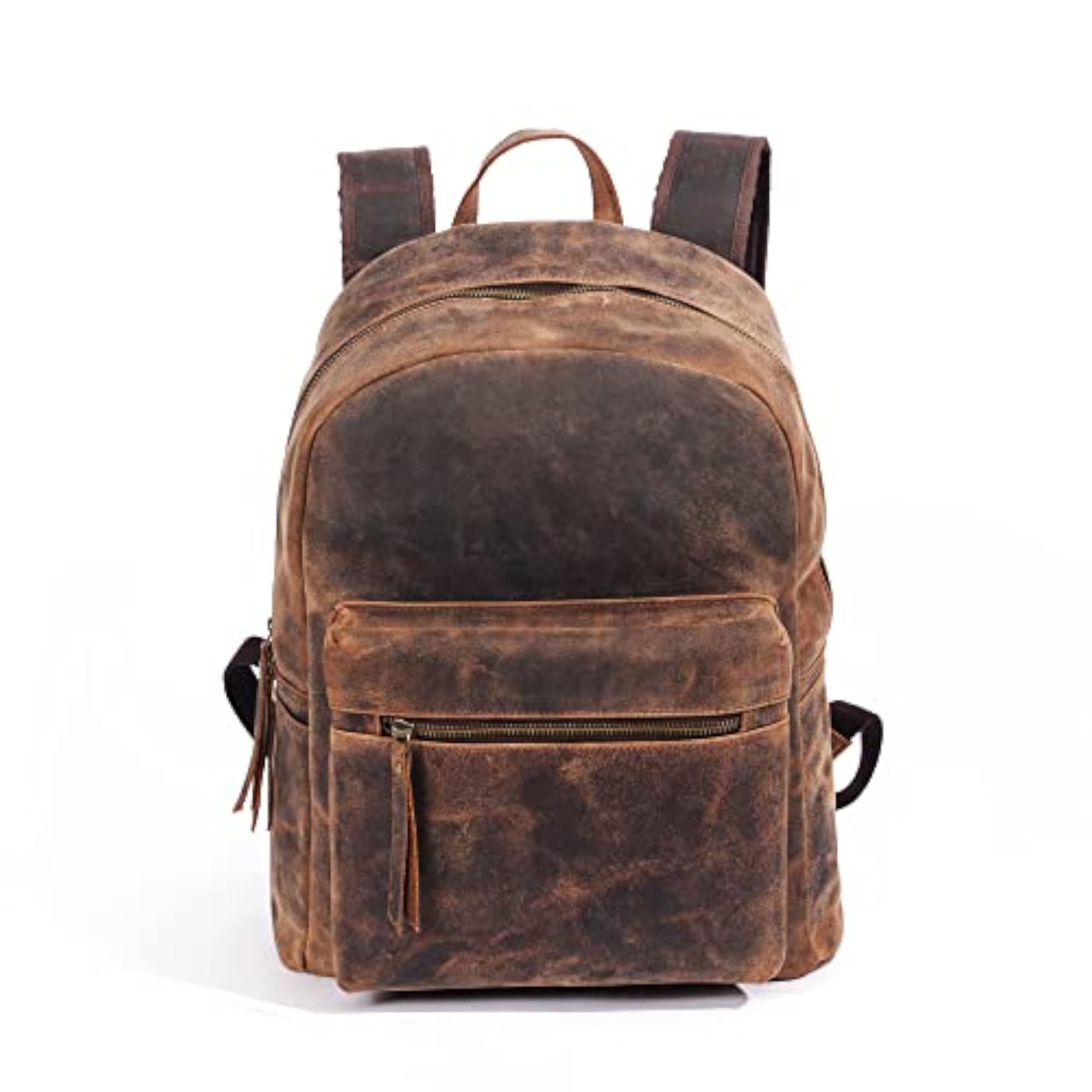 Vintage Genuine Buffalo Leather Backpack