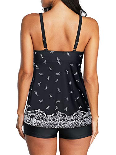Image of American Trends Women's High Waisted Bikini Bottoms Swimming Suits Tummy Control Bathing Suits