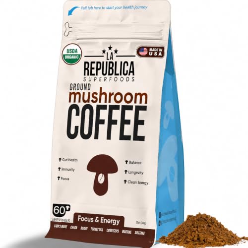 La Republica Organic Ground Mushroom Coffee