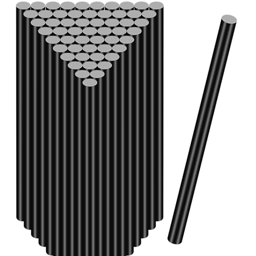 Ø11 mm Palos de Pegamento Caliente, 36 Piezas 11 x 270 mm Barras de Pegamento Caliente Transparentes, Pegatinas de Pegamento...