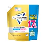 モンダミン プレミアムケア ホワイトミント マウスウォッシュ ノンアルコール 詰め替え 大容量 1.7L 低刺激 洗口液 口臭ケア 医薬部外品