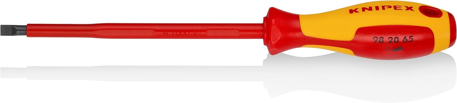 Knipex 98 20 65 VDE Slotted Screwdriver 6.5 x 150mm