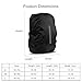 LAMA 2pcs Waterproof Rain Cover for Backpack, Reflective Rainproof Protector for Anti-dust and Anti-Theft M 30L-40L Black
