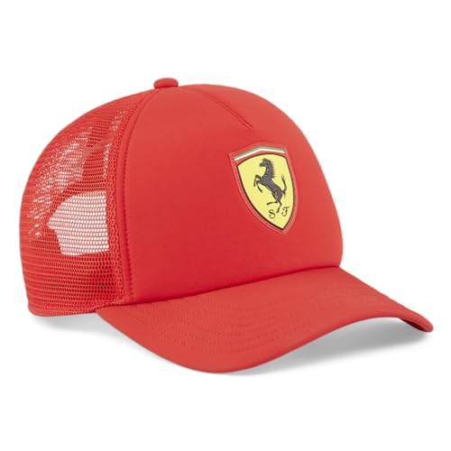 Casquette PUMA Scuderia Ferrari F1 rouge originale ajustable pour homme et femme