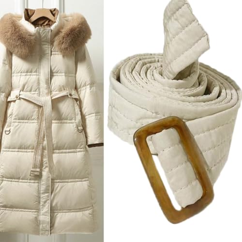 Elegant Waist Belt Winter Clothes Down Jackets Fabric Belt Waistband for Overcoat Down Jackets Waiststrap3