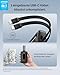 Anker Zolo Powerbank, 20.000mAh 45W Max. portables Schnellladegerät mit Zwei integrierten USB-C Kabeln, 1x USB-C und 1x USB-A Port, Akkupack für iPhone 17/16/15 Serie, Samsung, MacBook, iPad und mehr