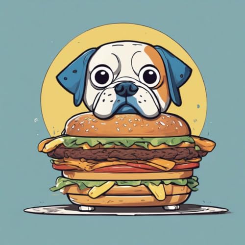 Blue Burger Dog