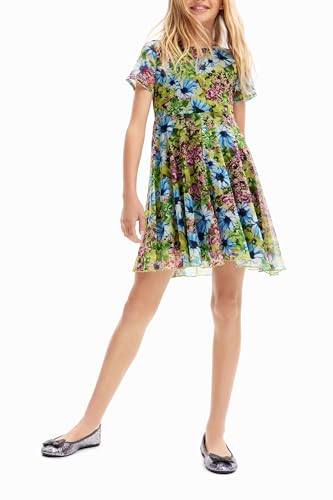 Desigual Little Girl's Tulle Flower Dress4