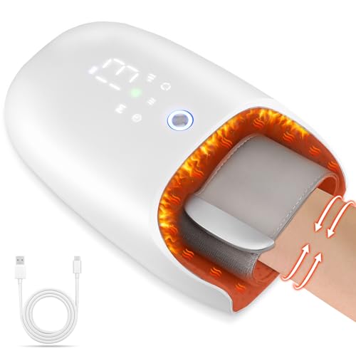 Cordless Hand Massager with Heat & Compression