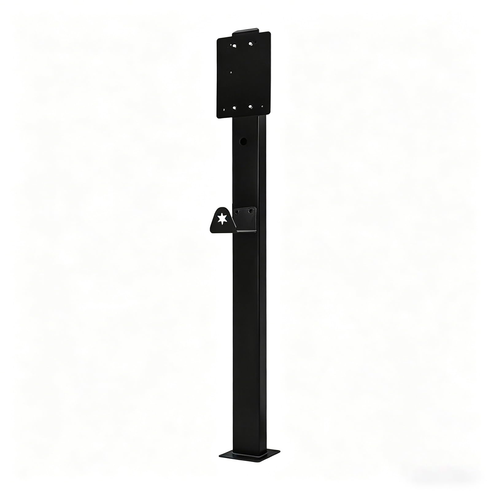 Supporto per Stazione di Ricarica EV Stazione di Ricarica Universale per Esterni Piedistallo di Montaggio Impermeabile Universale Interni/Esterni Compatibile con Il 98% dei Modelli EV(Black)