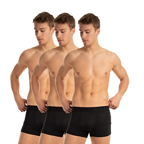 Image of dockstreet Ultra Soft, 100% Cotton Smooth Boxer Brief Comfortable Stretchable /Soft Fabric Brief Trunk Styled Underwear for Men