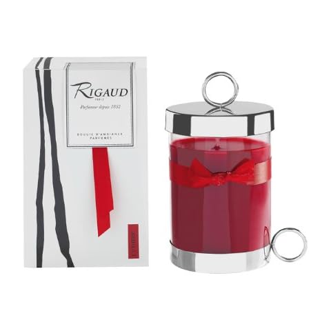 Rigaud BGM287751 Large Candle Model Cytherea Red Cover