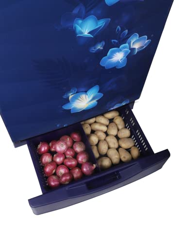 Image of Lloyd Havells- 200 L 4 Star Base Stand Inverter Direct Cool One Door Refrigerator (Gldf214Sgbs1Pb Gardenia Blue, 2022 Model)