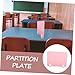 Artibetter Desk Shield Divider Protective Privacy Panel for Classroom Sneeze Guard for Student Desks Pink Barrier for Exams and Office Use