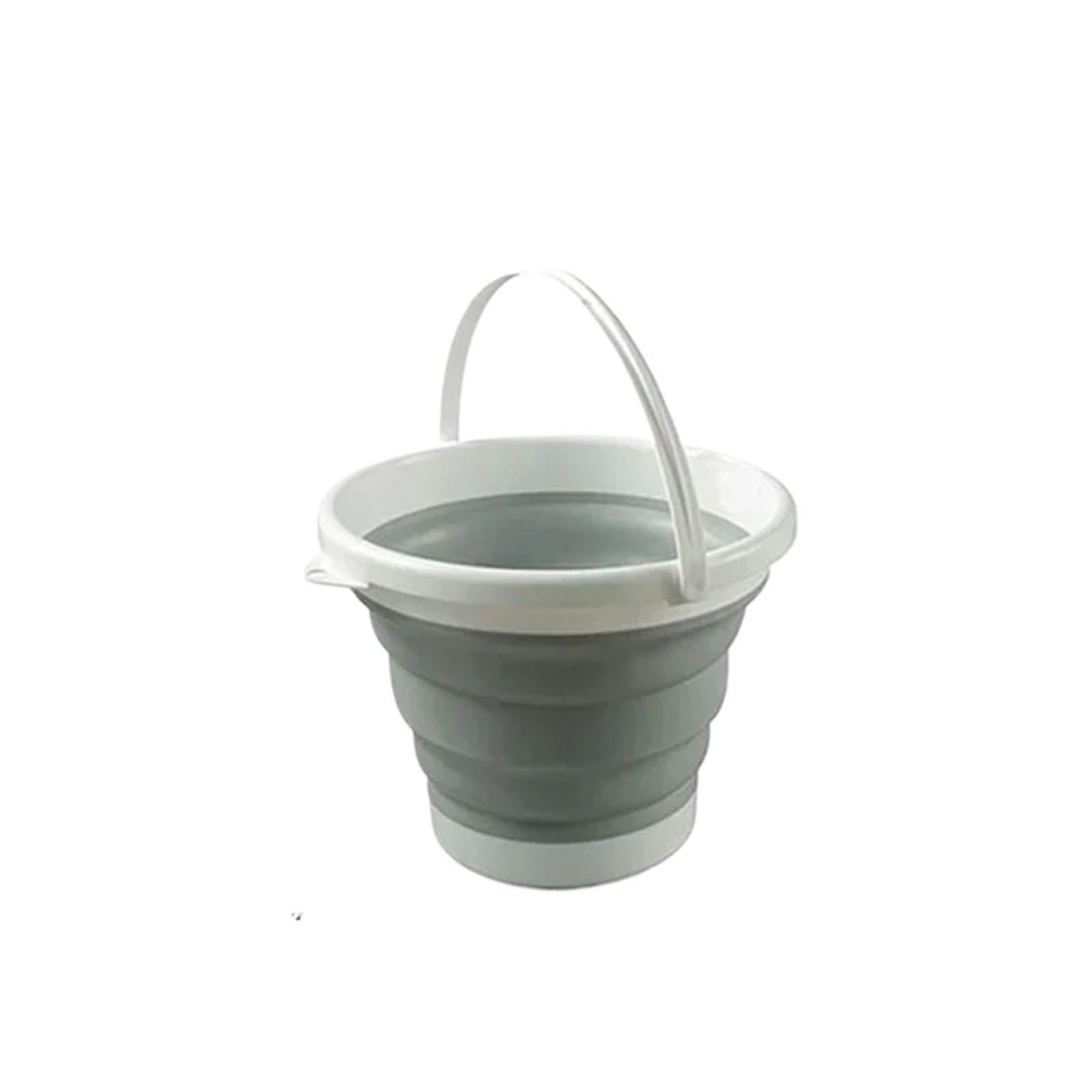 1Pcs Handheld Foldable Silicone Bucket For Camping Fishing Gardening Home Cleaning Beach Activities For Camping And Fishing